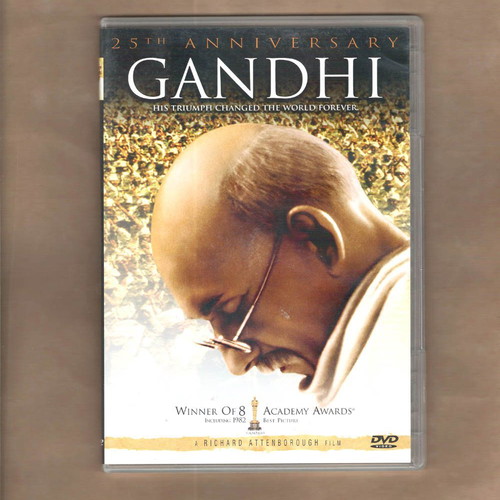 Gandhi DVD used, biography with subtitles