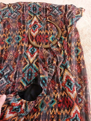 Γυναικείο φόρεμα Ths Fashion σαν καινούργιο, ιδιαίτερο έθνικ πολύχρωμο