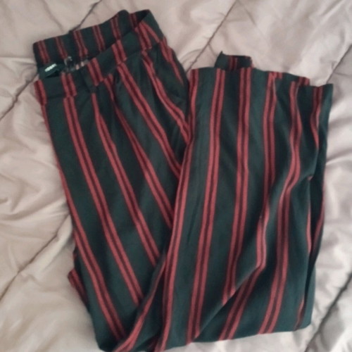 Plus sizes spring palazzo pants like new, black and red