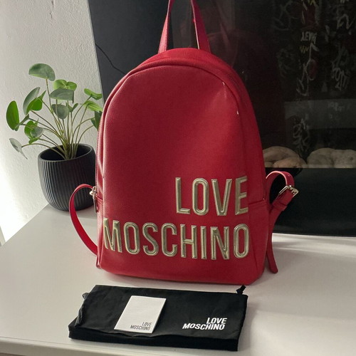 Moschino backpack used, red