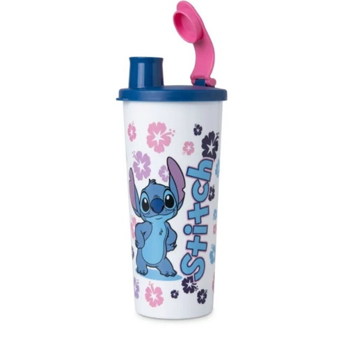 Tupperware Stitch and Angel sippy cup and container set