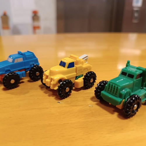 Transformers G1 Micromasters Monster Trucks like new incomplete set