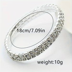 Quartz watch with rhinestones and bracelet new