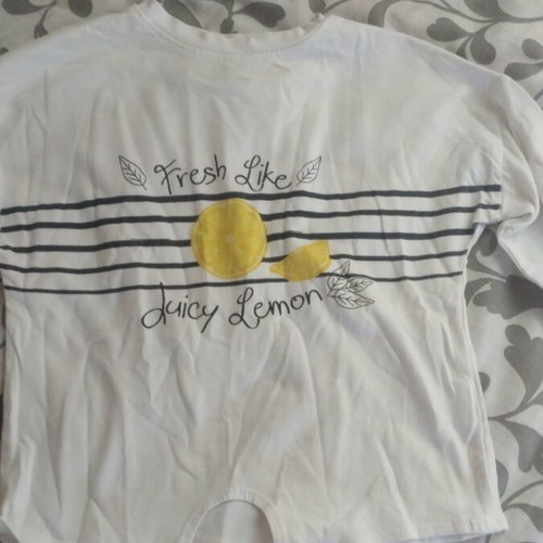 Orchestra blouse like new, size 98 cm, white and yellow