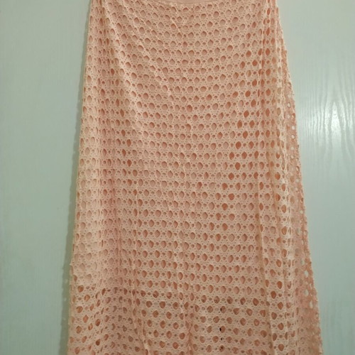 Long summer skirt like new, elastic, layered design