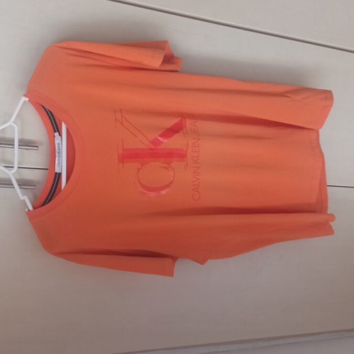 T-shirt Calvin Klein XL like new, orange