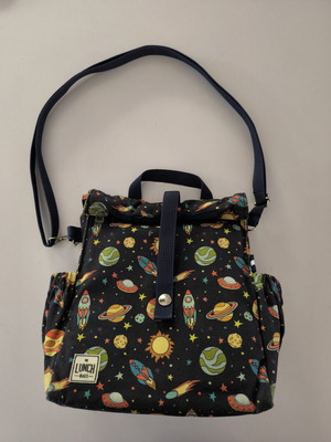 Lunch bag like new with adjustable strap and two side pockets