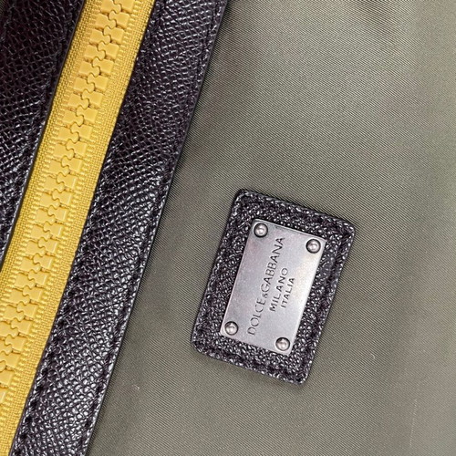 Dolce & Gabbana Canvas Messenger Bag like new, green