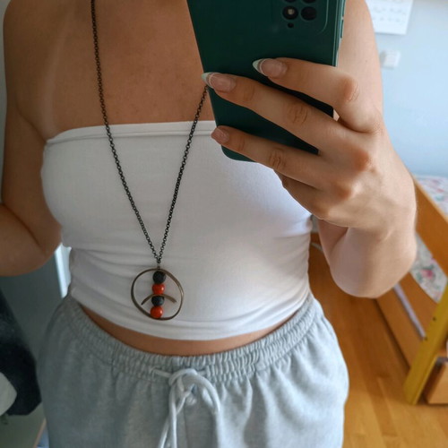 Handmade necklace like new, does not tarnish
