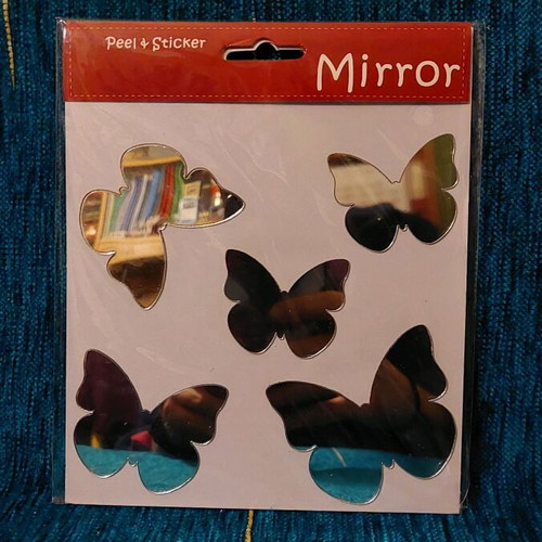 Butterfly stickers new with mirror decorative