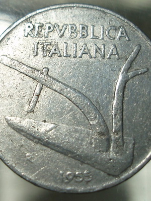 Νόμισμα 10 Lire 1955 Ιταλίας μεταχειρισμένο