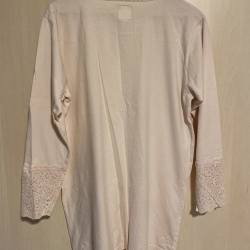 Victoria's Secret cotton nightgown pink, like new, long sleeve
