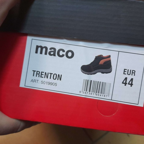 Maco Trenton Work Boot New Without Steel Black Size 44