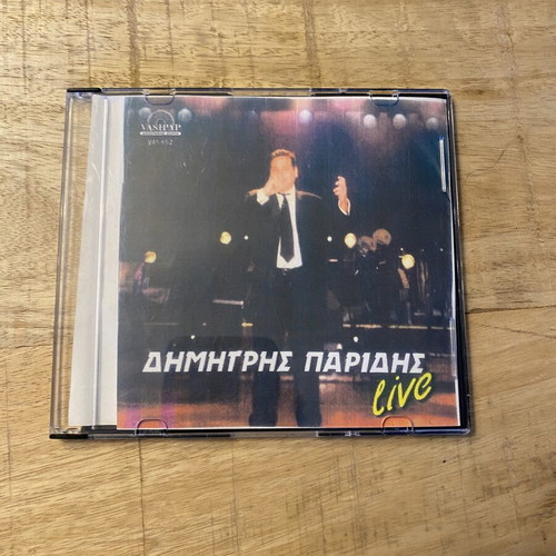 Dimitris Paridis Live CD like new, laiko