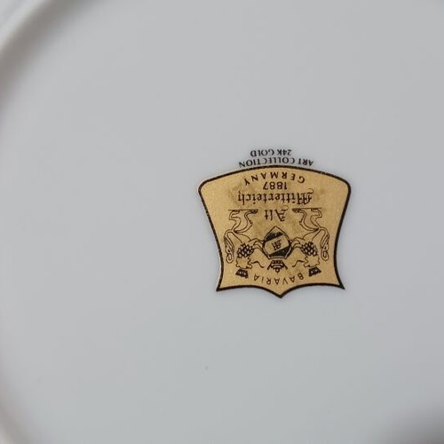 Alt Mitterteich Bavaria Art Collection porcelain set with 24K gold