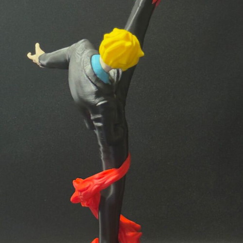 Sanji One Piece figure 39cm with flame effect made to order
