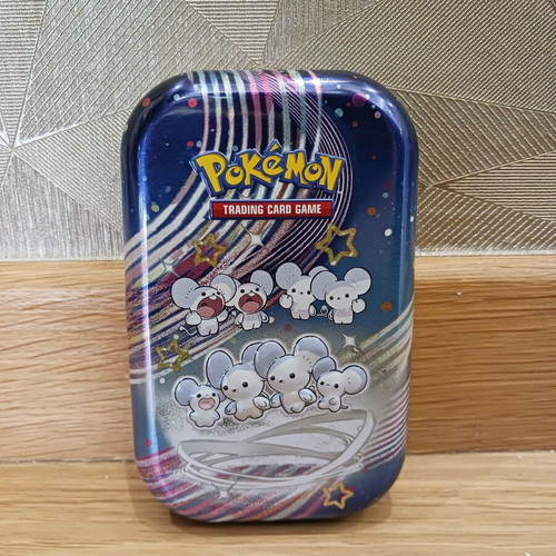 Pokemon tin new, empty, German