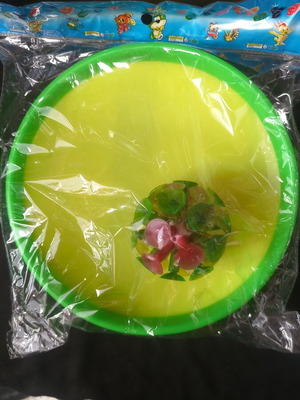Plastic racket with suction ball new