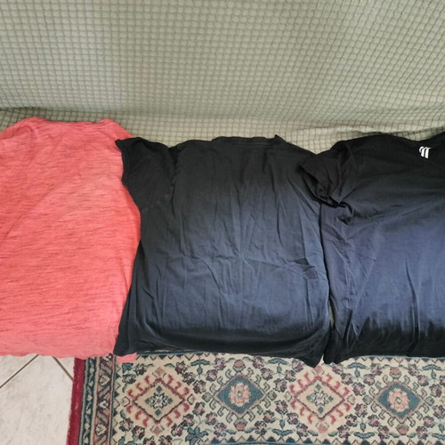 Men's t-shirts used, pack of 13, sizes S, M, L, multicolor