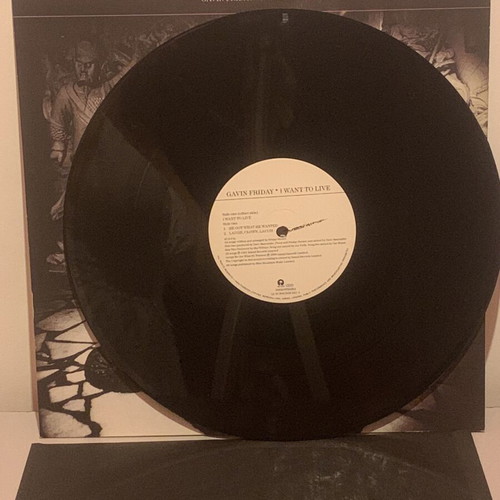 Gavin Friday I Want To Live 12" Maxi-Single original Europe press 1991 like new