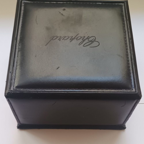 Chopard Black Leather Jewelry Storage Box used