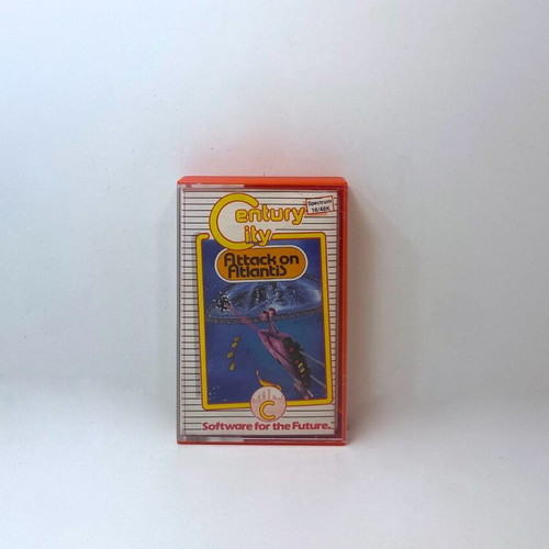 Attack on Atlantis 1988 Spectrum ZX tape cassette used, complete with manual