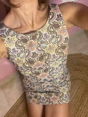 Dress like new, unworn with back zipper, size S