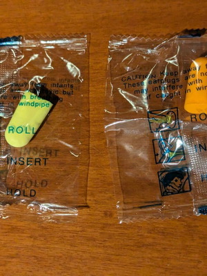 Earplugs new, 2 pairs