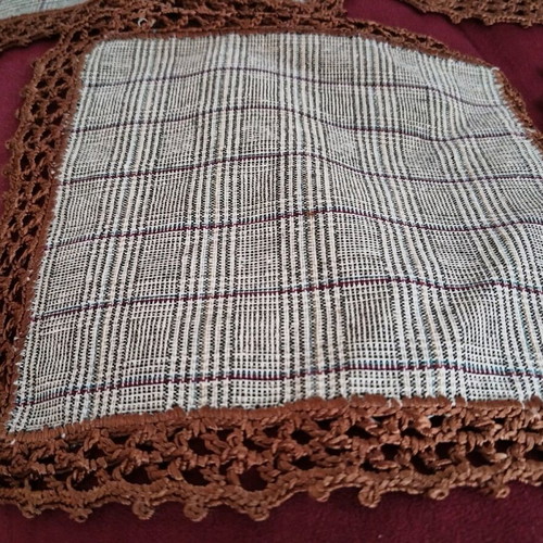 Carriage fabric and lace combination new