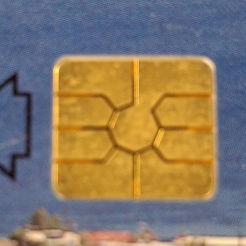 Kythnos Phone Card 10/97 with Red Chip used