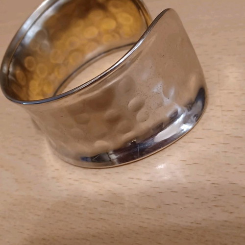 Vintage hammered bracelet used