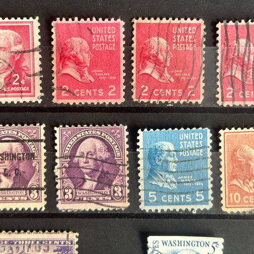 USA Stamp Collection 1923-1959 like new, presidents and commemoratives