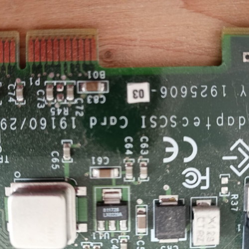 Adaptec 19160 SCSI controller used for server with 68-Pin cable included