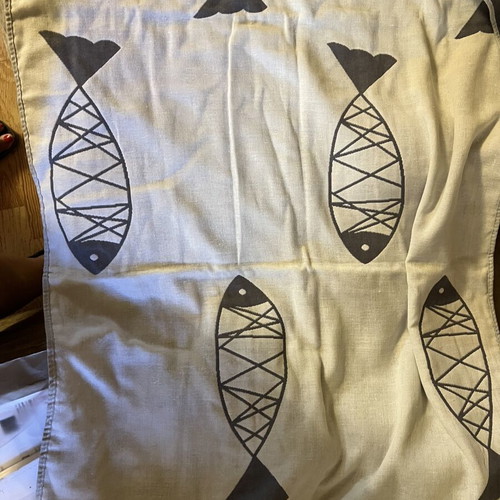 Beach towel like pareo double-sided