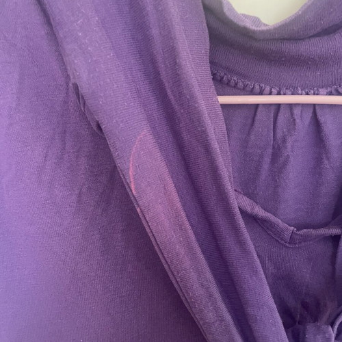 Spray sleeveless women's blouse purple size L used with imperfections