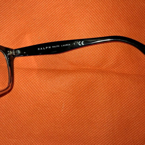 Ralph by Ralph Lauren 7081 eyeglass frames used, black acetate