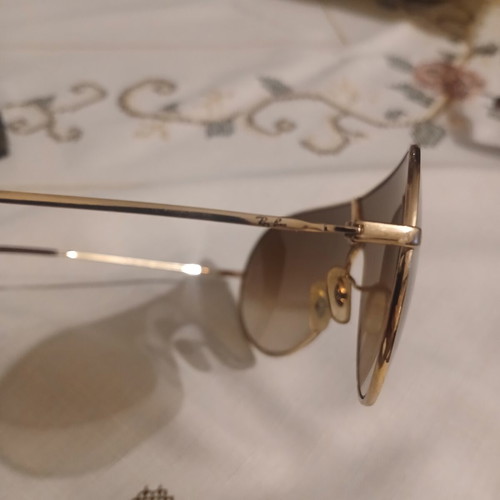 Ray Ban 3280 vintage sunglasses like new, gold color, small size