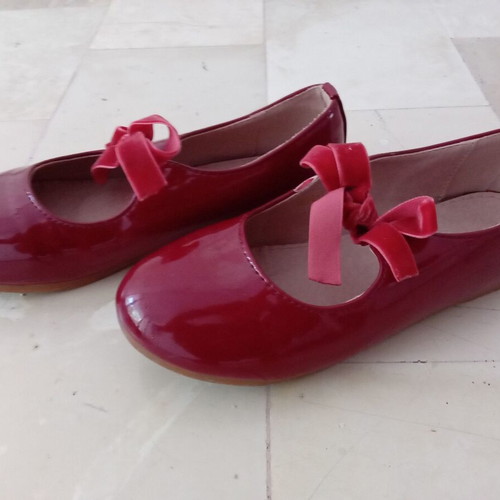 Doremi ballerinas used, red, sizes 30 and 31
