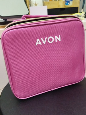 Avon pink cosmetic bag new