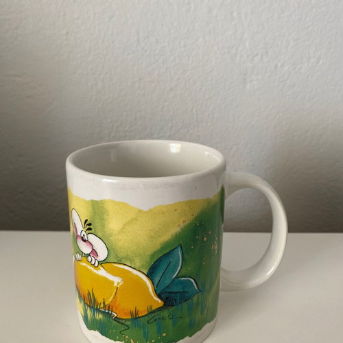 Diddl lemons mug like new with designs from Germany