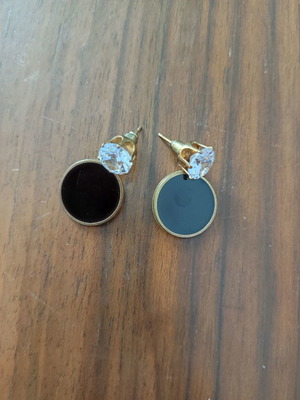 Earrings unused, used