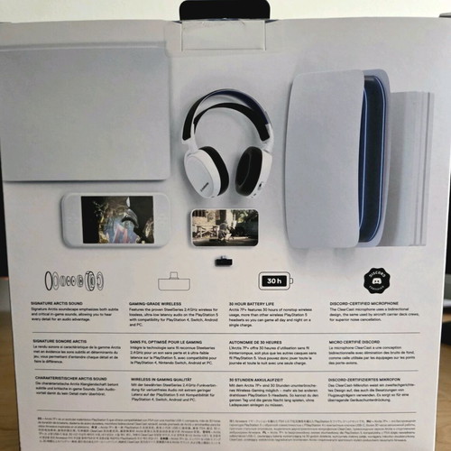 SteelSeries Arctis 7P+ Wireless Gaming Headset white new