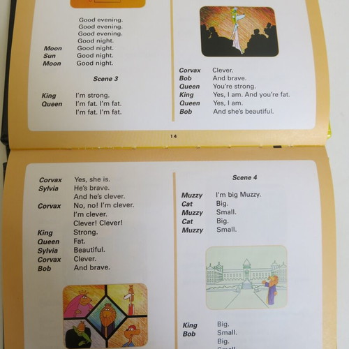 Muzzy Level 1 Part 1 book and DVD set used, multilingual language course