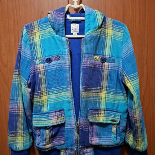 Roxy jacket used, blue, medium size