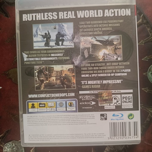 Conflict: Denied Ops PlayStation 3 game like new