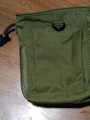 Magazine dump pouch like new in OD color with molle attachment