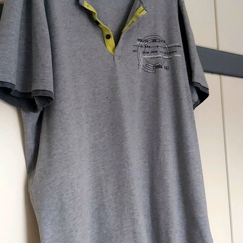 Men's short-sleeve T-shirt XL gray like new