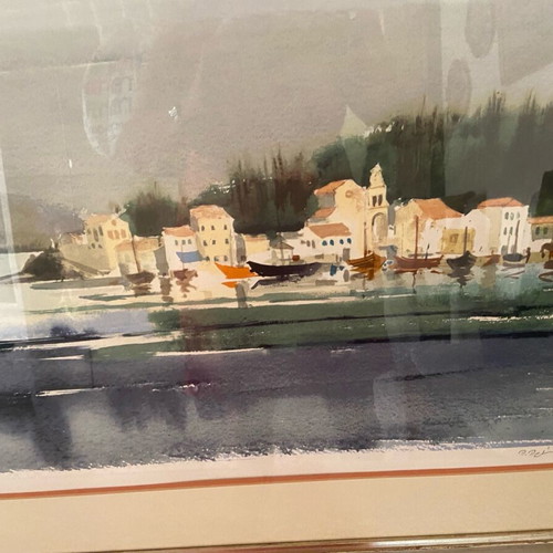 Collectible lithograph by painter Pari Preka like new