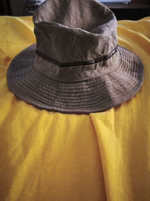 Stamion fishing hat like new, olive green, size 61