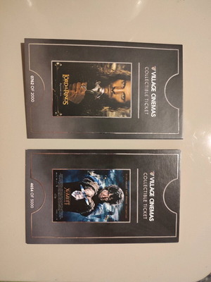 2 Collectible tickets (Village cinema)